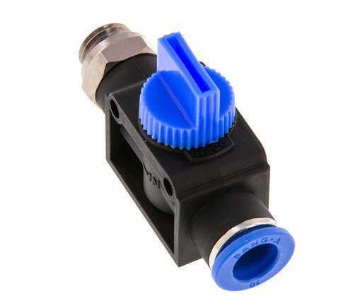 10 mm - G1/4'' Kunststof/Messing 3/2-Weg Handafsluiter Ontluchting aan Draadzijde