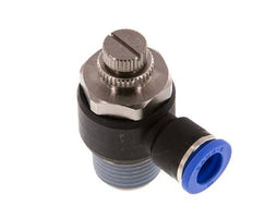 L-stuk Regelventiel 10 mm - R1/2'' Regeling-Uit Messing/Nylon