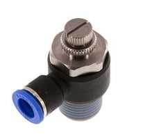 L-stuk Regelventiel 10 mm - R1/2'' Regeling-Uit Messing/Nylon