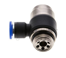 L-stuk Regelventiel 10 mm - G1/2'' Regeling-Uit Messing/Nylon Sleufschroef
