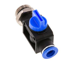 10 mm - G1/2'' Kunststof/Messing 3/2-Weg Handafsluiter Ontluchting aan Draadzijde