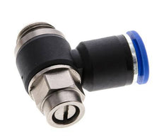 L-stuk Regelventiel 12 mm - G3/8'' Regeling-Uit Messing/Nylon Sleufschroef