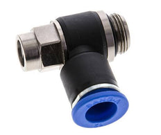 L-stuk Regelventiel 12 mm - G3/8'' Regeling-Uit Messing/Nylon Sleufschroef