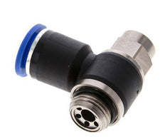 L-stuk Regelventiel 12 mm - G3/8'' Regeling-Uit Messing/Nylon Sleufschroef