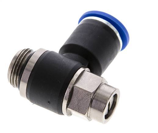 L-stuk Regelventiel 12 mm - G3/8'' Regeling-Uit Messing/Nylon Sleufschroef