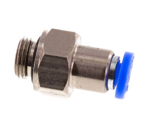 4mm & G1/8'' Regeling-In Vernikkeld Messing/PBT Terugslagklep Insteekkoppeling Buitendraad 0.2-10 bar
