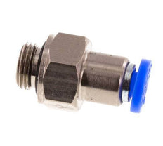 4mm & G1/8'' Regeling-In Vernikkeld Messing/PBT Terugslagklep Insteekkoppeling Buitendraad 0.2-10 bar