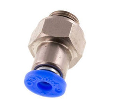 4mm & G1/8'' Regeling-In Vernikkeld Messing/PBT Terugslagklep Insteekkoppeling Buitendraad 0.2-10 bar