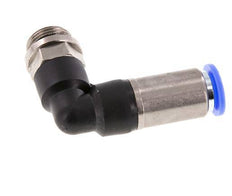 10mm & G3/8'' Zelfsluitende L-insteekkoppeling Vernikkeld messing/PBT buitendraad 0-10 bar