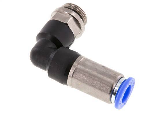 10mm & G3/8'' Zelfsluitende L-insteekkoppeling Vernikkeld messing/PBT buitendraad 0-10 bar
