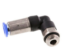 10mm & G3/8'' Zelfsluitende L-insteekkoppeling Vernikkeld messing/PBT buitendraad 0-10 bar