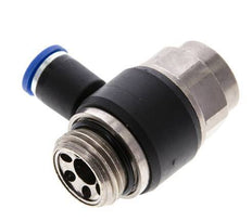 L-stuk Regelventiel 8 mm - G1/2'' Regeling-Uit Messing/Nylon Sleufschroef