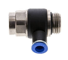 L-stuk Regelventiel 8 mm - G1/2'' Regeling-Uit Messing/Nylon Sleufschroef