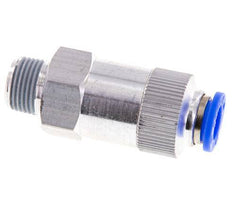 10mm & R3/8'' Regeling-In Aluminium Terugslagklep Insteekkoppeling Buitendraad 0.2-10 bar