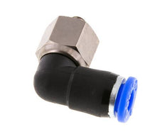 6mm & M5 L-stuk Draaidoorvoer Insteek Buitendraad Vernikkeld Messing/PBT NBR