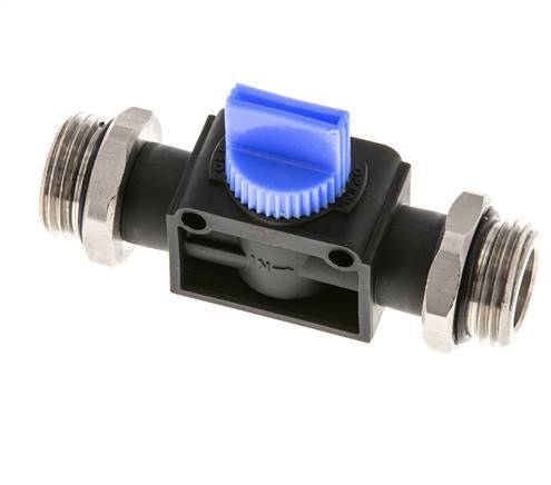 G1/2'' Kunststof/Messing 3/2-Weg Handafsluiter