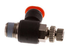 L-stuk Regelventiel 6 mm - R1/8'' Regeling-in Messing/PBT