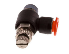 L-stuk Regelventiel 6 mm - R1/8'' Regeling-in Messing/PBT
