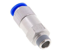 12mm & R3/8'' Regeling-Uit Aluminium Terugslagklep Insteekkoppeling Buitendraad 0.2-10 bar