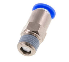 Push-In Check Valve 8mm & R1/4'' Male Brass/PBT 0.2-10bar (3-145psi) Thread-Hose