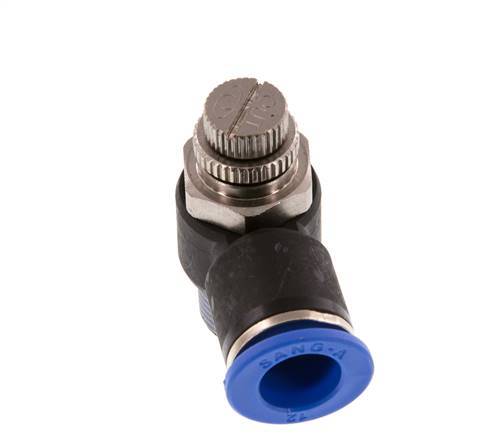 L-stuk Regelventiel 12 mm - R3/8'' Regeling-Uit Messing/Nylon