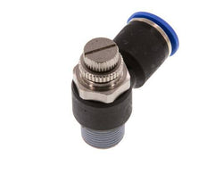 L-stuk Regelventiel 12 mm - R3/8'' Regeling-Uit Messing/Nylon
