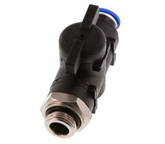 10 mm - G3/8'' Kunststof/Messing rechte 2-Weg Kogelkraan