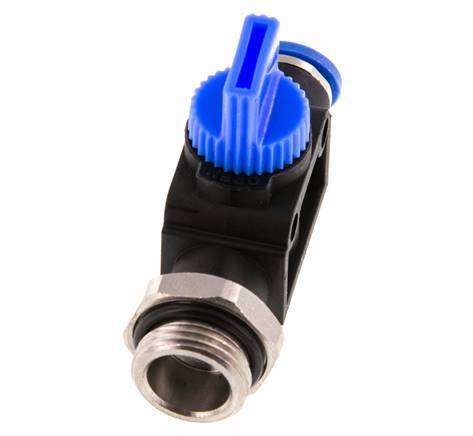 8 mm - G3/8'' Kunststof/Messing 3/2-Weg Handafsluiter Ontluchting aan Buiszijde