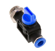 8 mm - G3/8'' Kunststof/Messing 3/2-Weg Handafsluiter Ontluchting aan Buiszijde