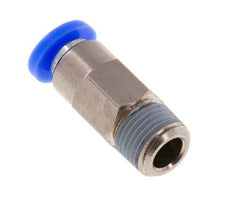 4mm & R1/8'' Zelfsluitende Insteekkoppeling Vernikkeld Messing/PBT Buitendraad 0-10 bar [2 Stuks]