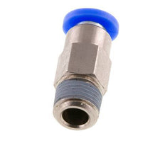 4mm & R1/8'' Zelfsluitende Insteekkoppeling Vernikkeld Messing/PBT Buitendraad 0-10 bar [2 Stuks]