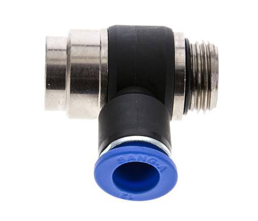L-stuk Regelventiel 12 mm - G1/2'' Regeling-Uit Messing/Nylon Sleufschroef