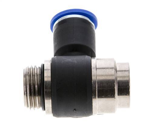 L-stuk Regelventiel 12 mm - G1/2'' Regeling-Uit Messing/Nylon Sleufschroef