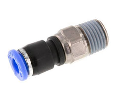 6mm & R1/4'' Swivel Joint Push-In-Male Threads Nickel-Plated Brass/PBT NBR Rotatable