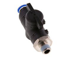 2-Way Straight Ball Valve 10 mm - R1/4'' Plastic/Brass