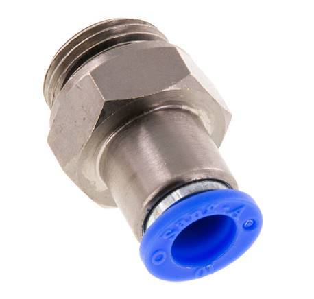 10mm & G1/2'' Zelfsluitende Insteekkoppeling Vernikkeld Messing/PBT Buitendraad 0-10 bar