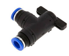 8 mm Kunststof/Messing L-stuk 2-Weg Kogelkraan