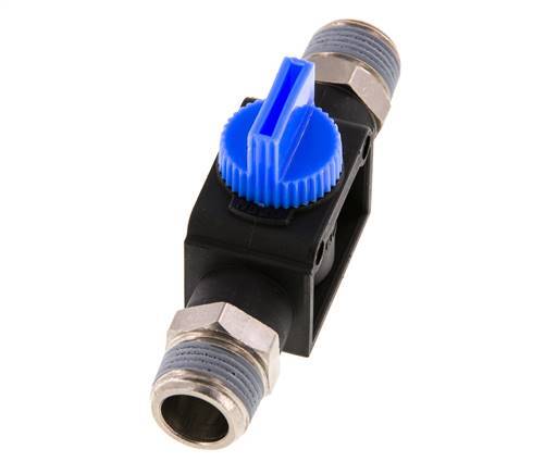 R3/8'' Kunststof/Messing 3/2-Weg Handafsluiter