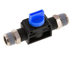 R3/8'' Kunststof/Messing 3/2-Weg Handafsluiter
