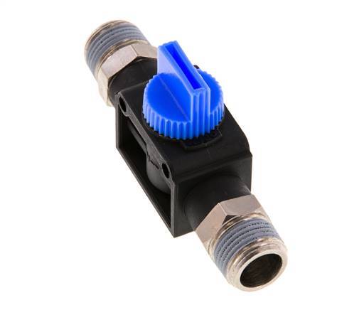 R3/8'' Kunststof/Messing 3/2-Weg Handafsluiter