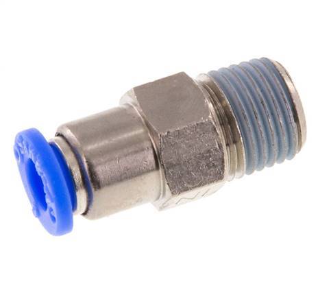 6mm & R1/4'' Regeling-Uit Vernikkeld Messing/PBT Terugslagklep Insteekkoppeling Buitendraad 0.2-10 bar