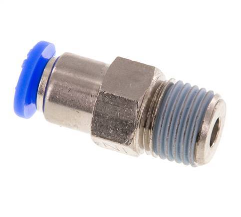 6mm & R1/4'' Regeling-Uit Vernikkeld Messing/PBT Terugslagklep Insteekkoppeling Buitendraad 0.2-10 bar