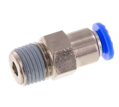 6mm & R1/4'' Regeling-Uit Vernikkeld Messing/PBT Terugslagklep Insteekkoppeling Buitendraad 0.2-10 bar
