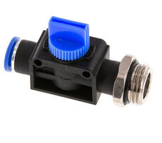 10 mm - R3/8'' Kunststof/Messing 3/2-Weg Handafsluiter Ontluchting aan Draadzijde