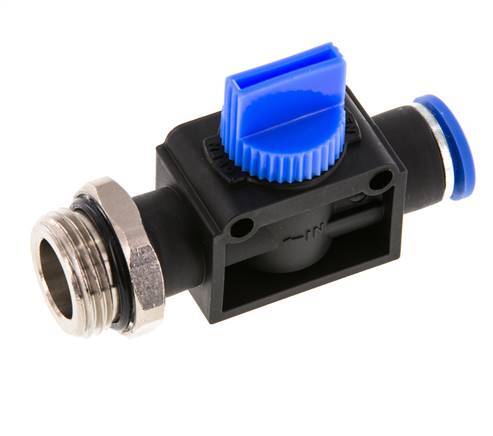 10 mm - R3/8'' Kunststof/Messing 3/2-Weg Handafsluiter Ontluchting aan Draadzijde