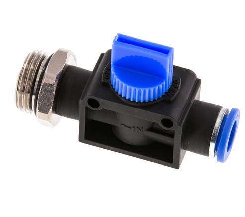 10 mm - R3/8'' Kunststof/Messing 3/2-Weg Handafsluiter Ontluchting aan Draadzijde