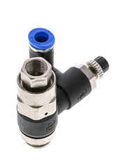 Draaibaar Regelventiel 6 mm - G1/4''-G1/8'' Regeling-Uit Messing/Nylon Indirect Gestuurde Terugslagklep