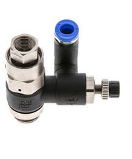 Draaibaar Regelventiel 6 mm - G1/4''-G1/8'' Regeling-Uit Messing/Nylon Indirect Gestuurde Terugslagklep
