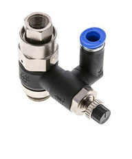 Draaibaar Regelventiel 6 mm - G1/4''-G1/8'' Regeling-Uit Messing/Nylon Indirect Gestuurde Terugslagklep