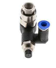 Draaibaar Regelventiel 6 mm - G1/4''-G1/8'' Regeling-Uit Messing/Nylon Indirect Gestuurde Terugslagklep